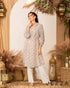 Long Sleeve Below-Knee Polyester Top 62861